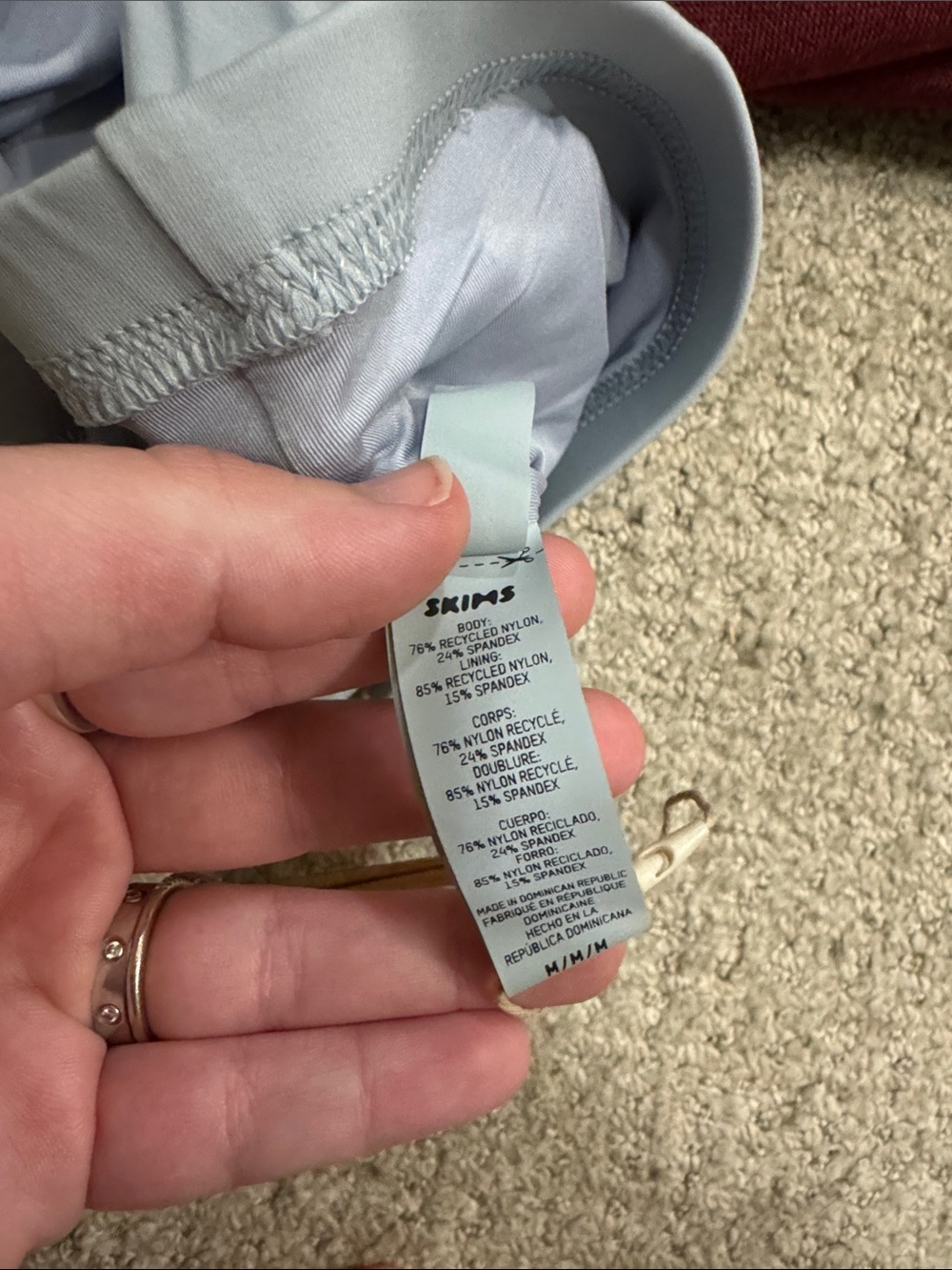 NWT SKIMS Swim: Zip Up Swim Mock Neck Top - Picture 6 of 8